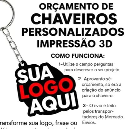 Chaveiro personalizado com logomarca da sua loja Nome Brinde para evento corporativo personalizado escrito