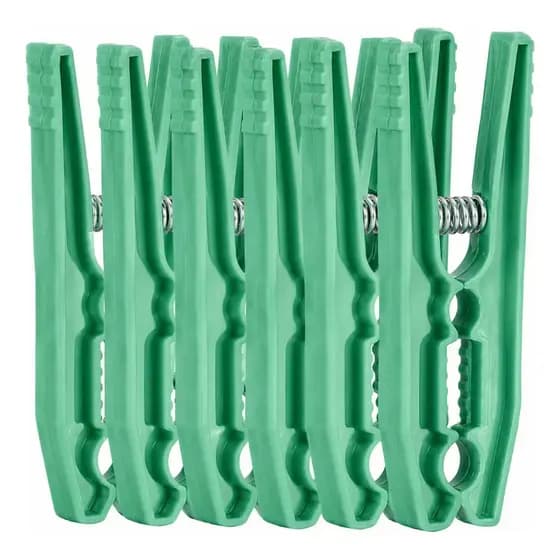 Kit 36 Prendedores Roupa Grande Plástico Resistente