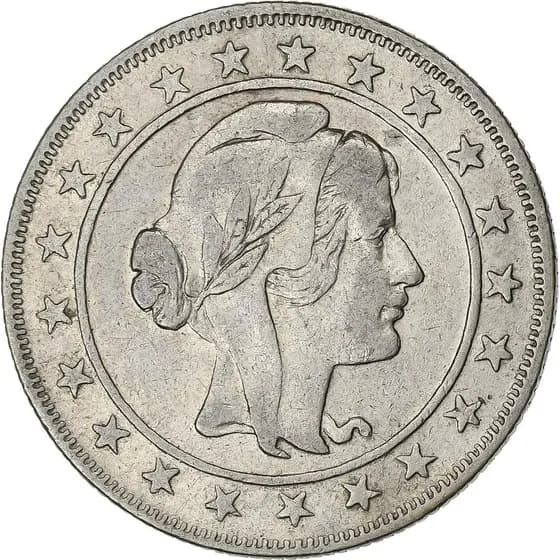 moeda Brasil 2000 reis 1926 prata original top