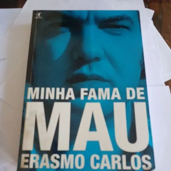 livro Minha fama de mau Eramo Carlos original usado top