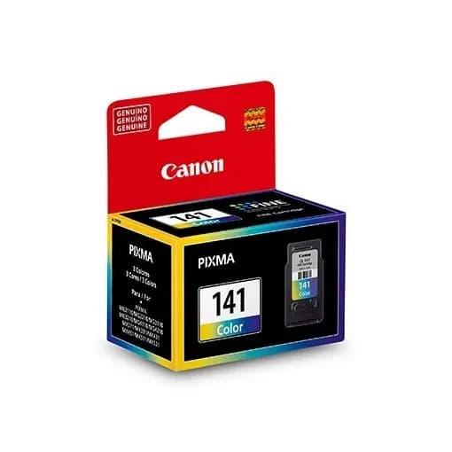 Cartucho de Tinta Canon CL-141 Colorido Original Impressora Jato de Tinta Impressão