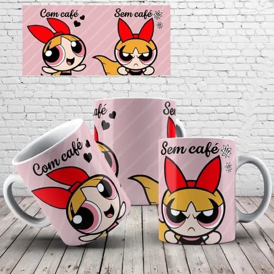 FLORZINHA 325ML CANECA DE PORCELANA
