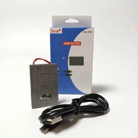 Bateria LIP1522 1000mAh Recarregável Plug Grande 4,5mm para Controle Ps4c + Cabo USB