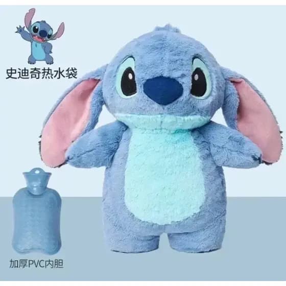 Compressa de agua quente para colicas Bolsa térmica para água quente lilo stich blush maquiagem