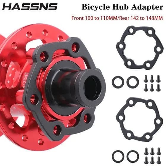 HASSNS Bike Boost Hub Conversão Frontal 100 * 15 A 110 Traseiro 142 * 12 148 Adaptador