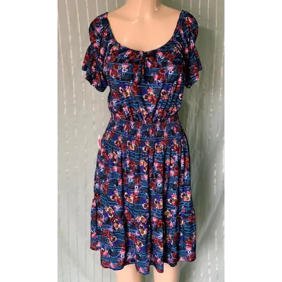 vestido ciganinha com elastex com babado GG