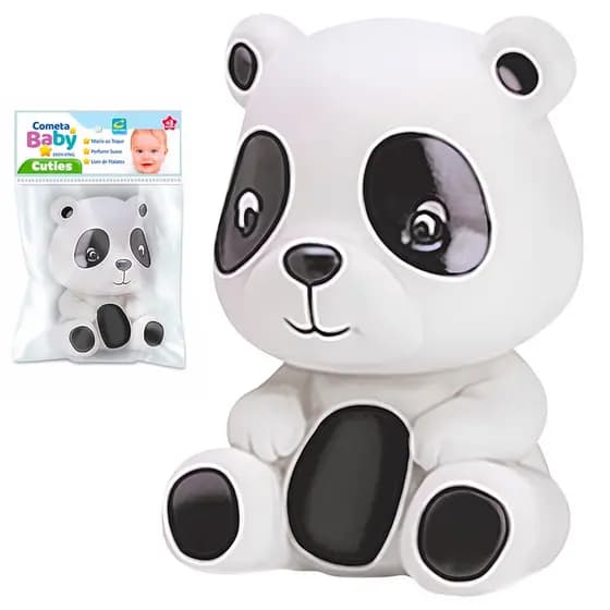 Panda Brinquedo Soft Para Bebê Mordedores Bichinhos 100% Vinil Macio Banho Banheira Brinquedo