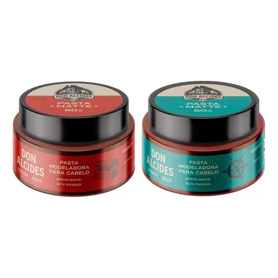 Kit 2x Pasta Matte Barba Negra E Calico Jack Don Alcides