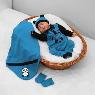 Kit Saída De Maternidade Menino Menina Bebê Panda