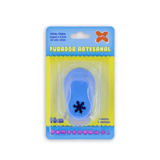Furador Cortador para Papel e Folha EVA Floco de Neve 16mm