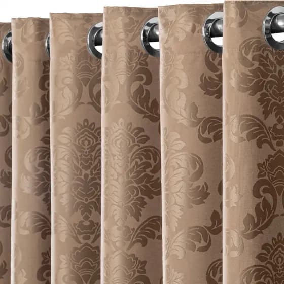 Cortina Jacquard Semi Blackout Janela 1,30cm x 2,0cm Corta 50% Luz Para Janela Sala/Quarto Avela