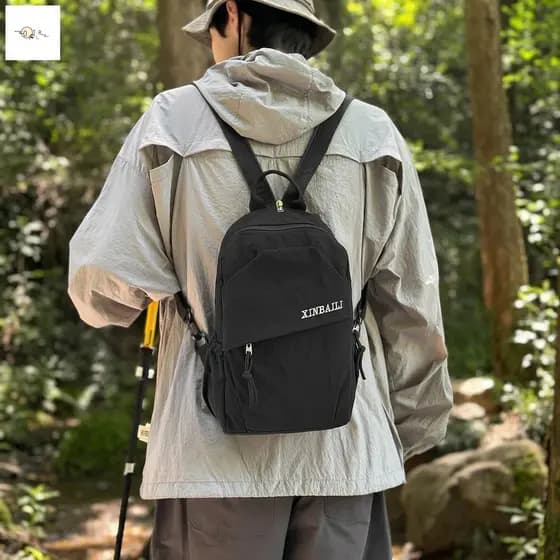 Pacote Leve Unissex Do Estilingue Saco De Peito De Nylon Impermeável Para Caminhadas E Viagens Ao Ar Livre
