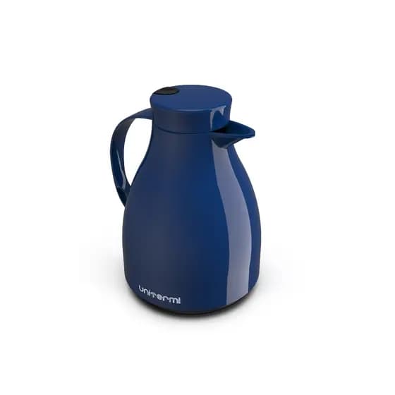 Garrafa Termica Com Gatilho Cha Cafe Paris 500ml Cor Azul