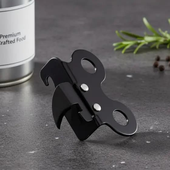 Abridor De Latas Inox Preto Abridor manual de latas para Cozinha latas de Milho e Ervilha Resistente