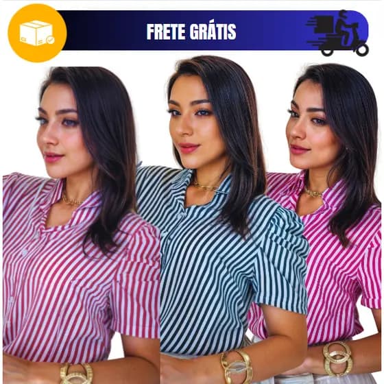 Blusa Duna Evangelica Feminina Listrada Gola V