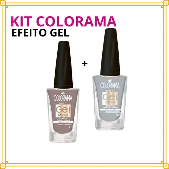 Kit Esmaltes Colorama Efeito Gel 8ml LEIA A DESCRIÇÃO