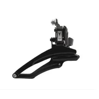 Câmbio Dianteiro Yamada 3v Puxa Baixo Preto Para Bicicleta