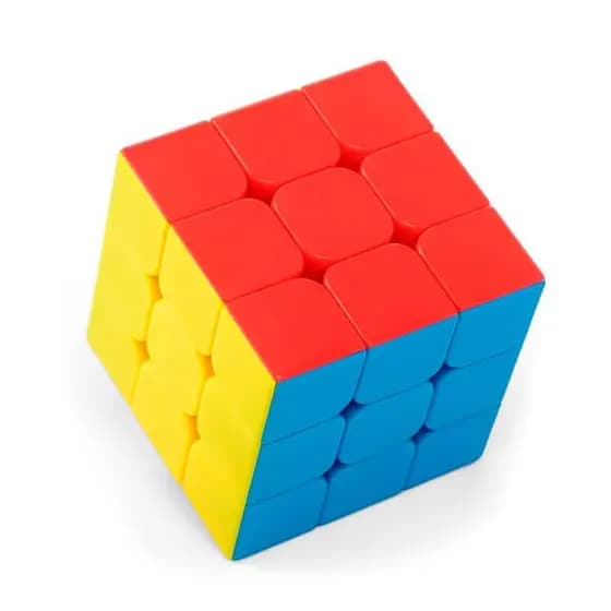 Cubo Mágico 5,5cm Diversão P/ Crianças Simples Iniciante Treinar Memoria Infantil Brinquedo Educativo