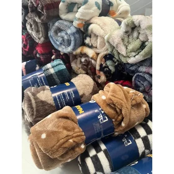 KIT 10 Mantas pet bebe soft QUENTINHAS GRANDE 100 CM X 90 CM SUPER MACIAS CORES SORTIDAS