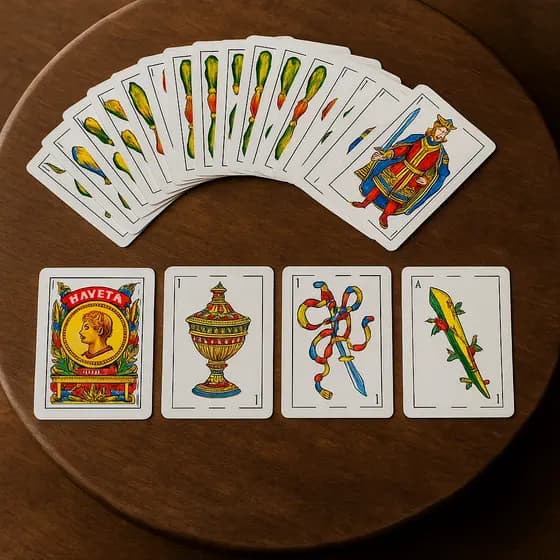 Baralho Truco Espanhol 48 Cartas Jogo Clássico Canastra Pôquer Mus Tute Buraco Rummy Paulista