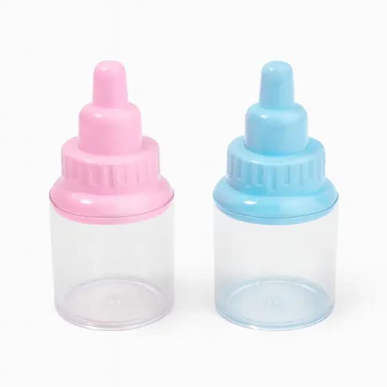 Kit 20 Mini Mamadeiras Decorativas Lembrancinha Para Chá De Bebê Festa Infantil Revelação E Maternidade