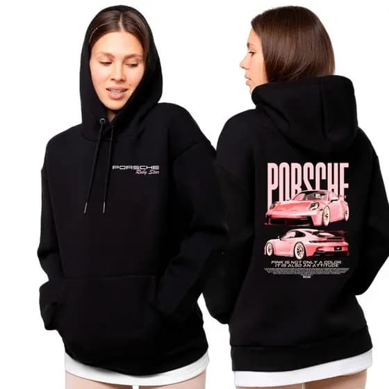 Moletom Canguru De Carro Corrida Luxo 911 Ruby Star
