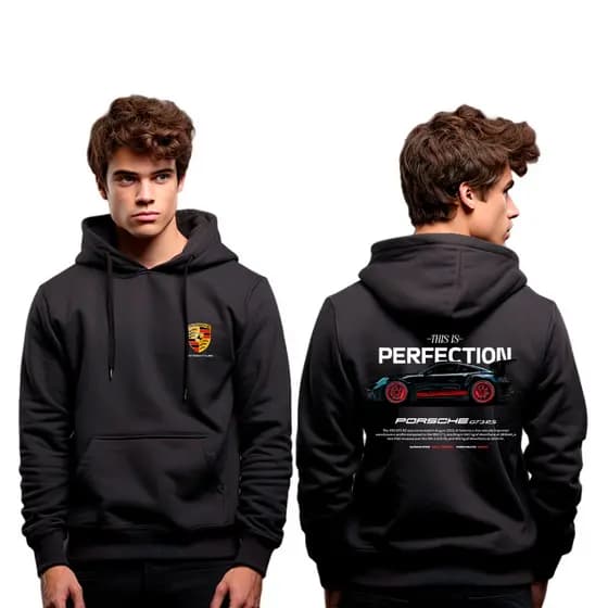Moletom Canguru Unissex Porsche 911 GT3 RS Perfection Lançamento