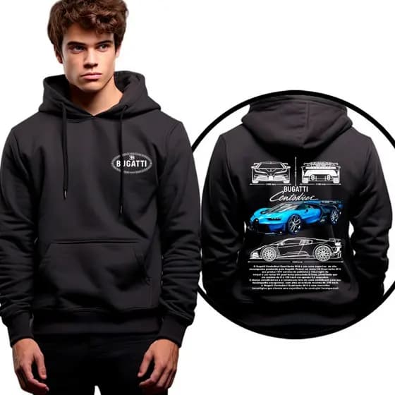 Moletom Casaco De Frio Carro Corrida Esportivo Centodieci Quad-turbo W16