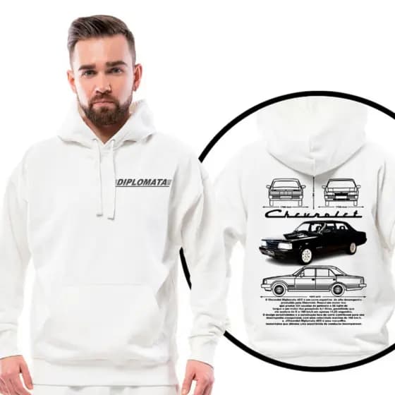 Moletom Casaco Frio Carro Reliquia Opala Diplomata 4cc Lançamento Exclusivo