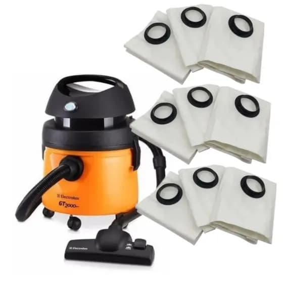 Saco Para Aspirador De Pó Eletrolux GT2000 Pro Antigo Com 9 Unidades