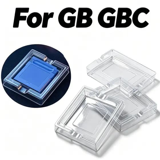 Caixa Protetora De Bandeja Interna De PVC Transparente Para Nintendo Game Boy GBC Cartucho De Jogo Caso De Cartão Forro