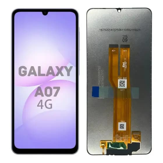 Tela Frontal Display Samsung A07 4G SM-A075 Sem Aro Premium - ALTO BRILHO