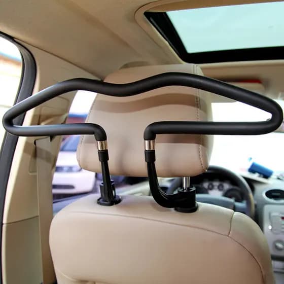Cabide Veicular Universal Premium Metal Preto Terno carro M