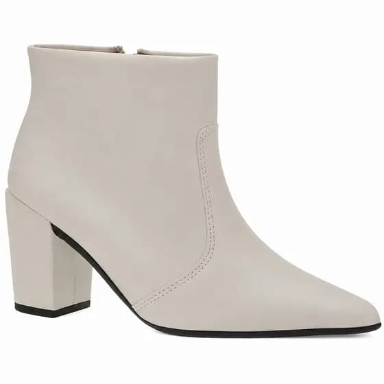 Bota Feminina Cano Curto Salto Bloco Grosso Baixo Médio Confortável Tendência Moda Outono Inverno