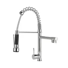 Torneira Para Cozinha Gourmet Misturador Monocomando Munim Pingoo - Prata