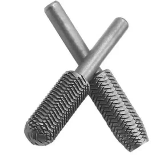 Kit 5 Pcs Lima Rotativa Fresa Profissional para Retifica em Aço Ferro Metais Rebarbas Acabamento250305