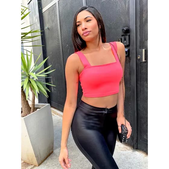 Cropped Rosa Pink
