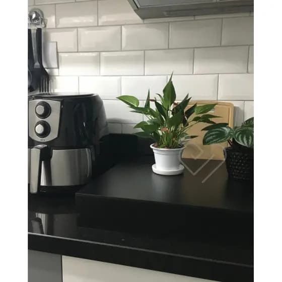 Tampa para cooktop proteção tampo fogão 59X10X50 PRETO