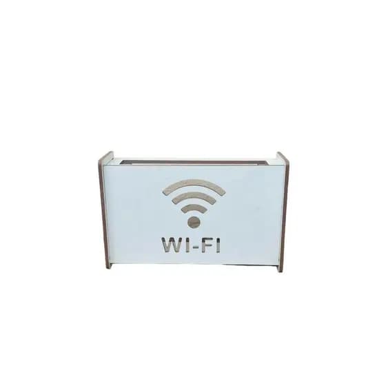 Nicho Prateleira Racks MDF Suporte Organizador Wi-Fi Clean