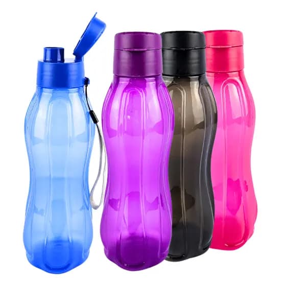 Garrafa de Água / Squeeze Plástica 300ml 600ml 800ml 1 Litro