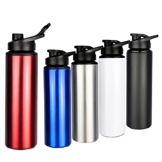 Garrafa Squeeze Alumínio Garrafa de Água 600ml - NÂO É TÉRMICA