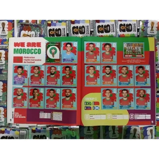 Figurinha Copa Do Mundo 2026 Marrocos