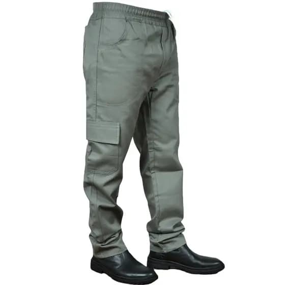 Calça de Trabalho no Brim Pesado Costura dupla Reforçado