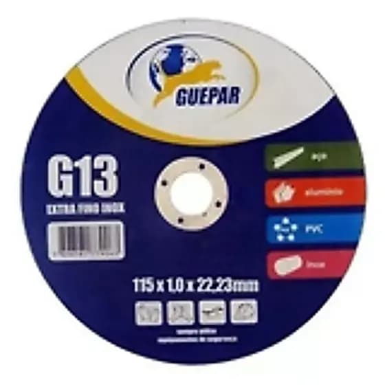 Disco Corte Inox G13 C/ 10 Unidades Guepar