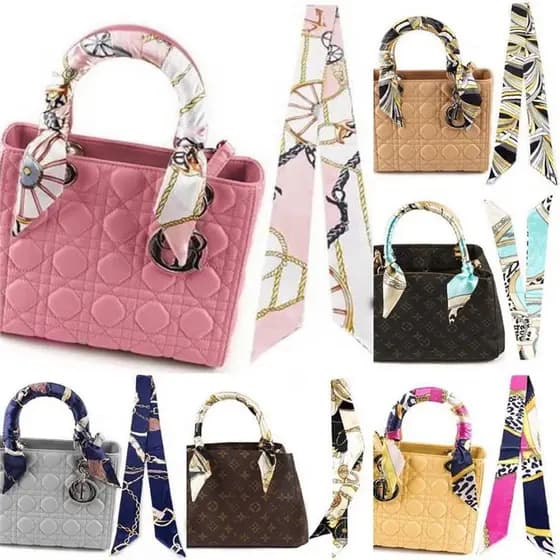 Lenço De Fita Senhora Twilly Bag Tied Handle Pequeno