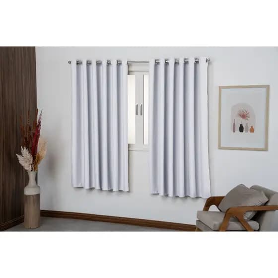 Cortina De Sala Janela Quarto 2,60 X 1,80 Blackout Corta Luz Luxo