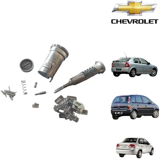 KIT REPARO CILINDRO IGNIÇÃO GM CHEVROLET MERIVA CORSA ASTRA MONTANA CLASSIC SEM CHAVES