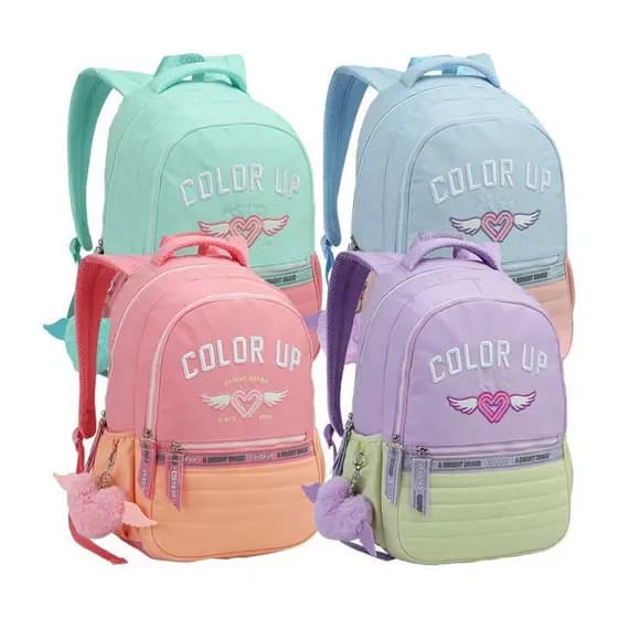 MOCHILA FEMININA SEANITE COLOR UP LAPTOP NOTEBOOOK