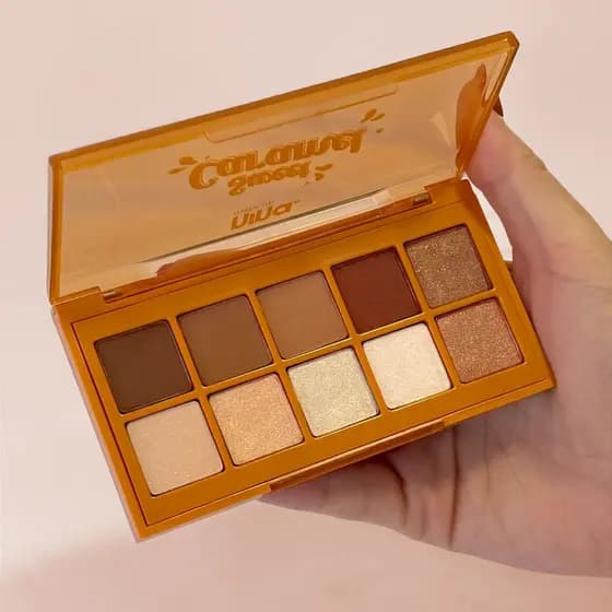 PALETA DE SOMBRAS SWEET CARAMEL - EXPLOSÃO DE CARAMELO - NINA MAKEUP
