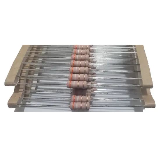 10 X RESISTOR METALFILM 5% 3R9 2W